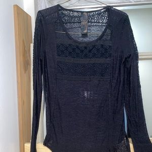 Free People Black Top